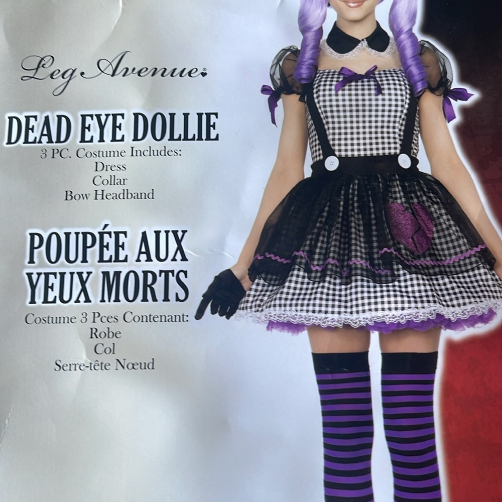 Dead Eye Dollie Adult Costume! New! - Picture 2 of 7